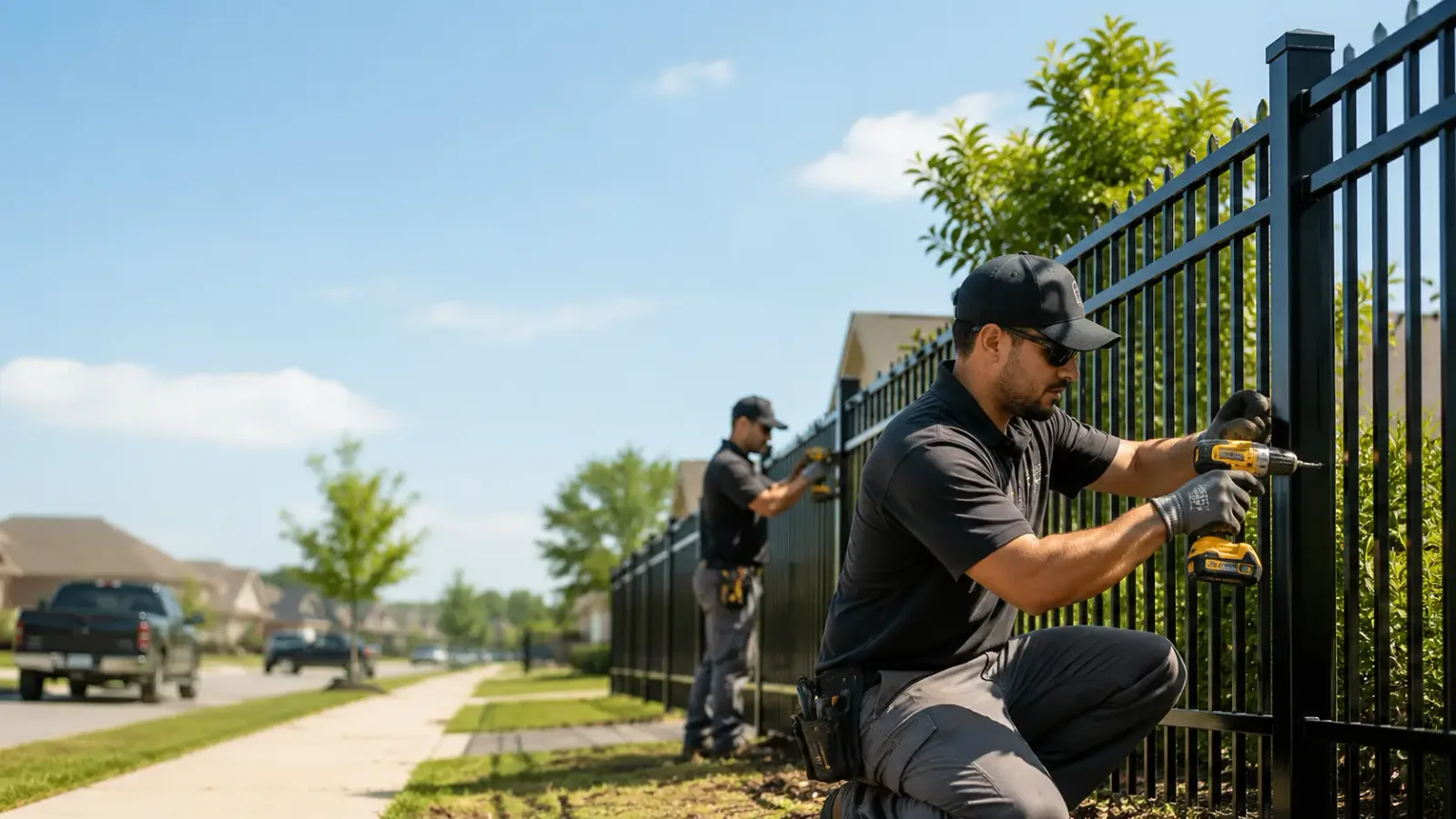 Metal Fence Installation in Rivervale, AR